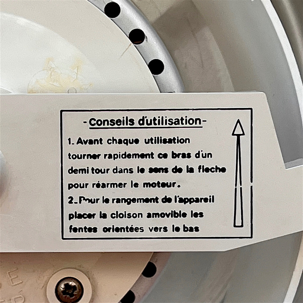 Sorbetière Électrique SEB 2 Parfums à Pales Escamotables – Années 1970