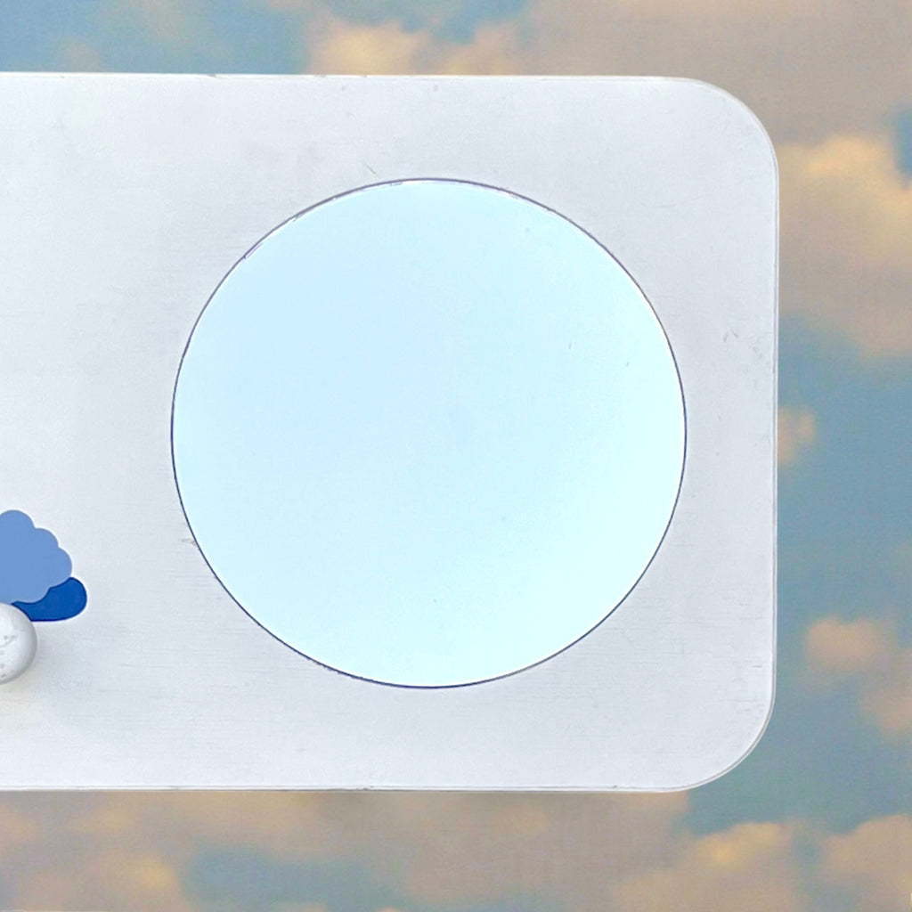 Portemanteau Mural Dujardin avec Miroir pour Enfant – Années 1970-1980