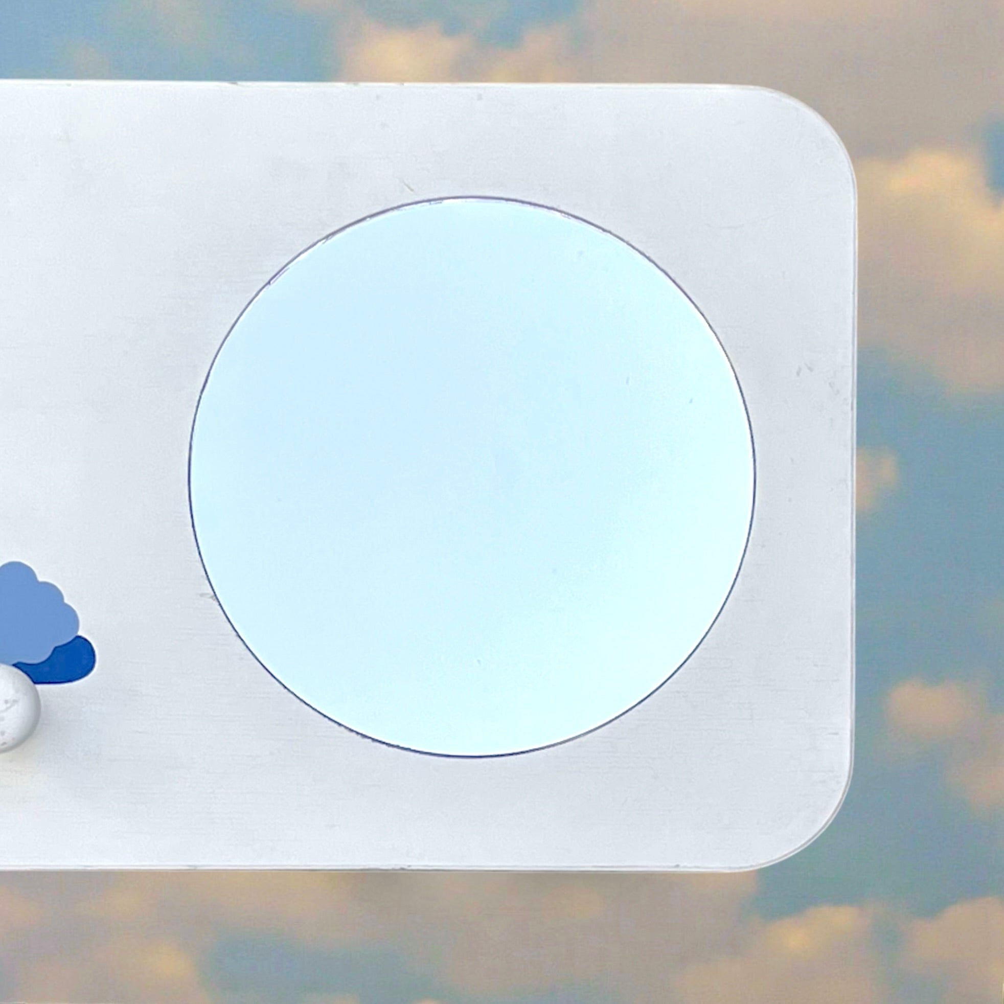 Portemanteau Mural Dujardin avec Miroir pour Enfant – Années 1970-1980
