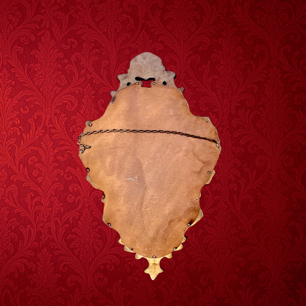 Miroir Mural Doré à Parecloses Style Rococo Louis XV – Années 50-60