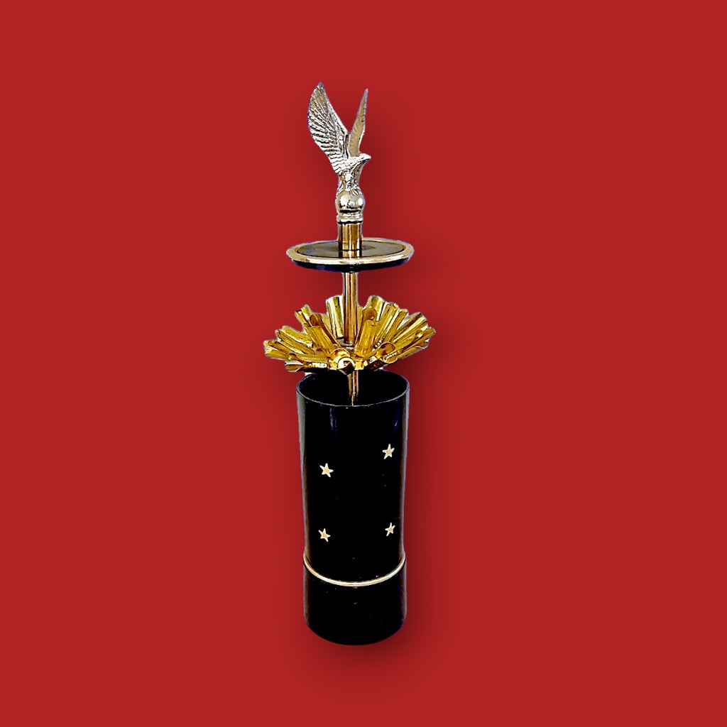 Porte-cigarettes musical vintage japonais – Déploiement en fleur – 18 emplacements – Années 70