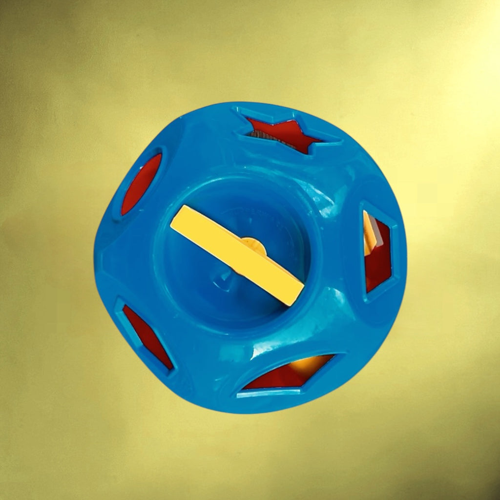 Jouet éducatif vintage Tupperware Shape-O en plastique – boule à formes – années 1970