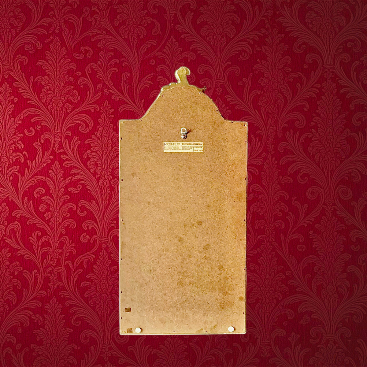 Miroir Mural Deknudt en Résine Dorée – Années 1970