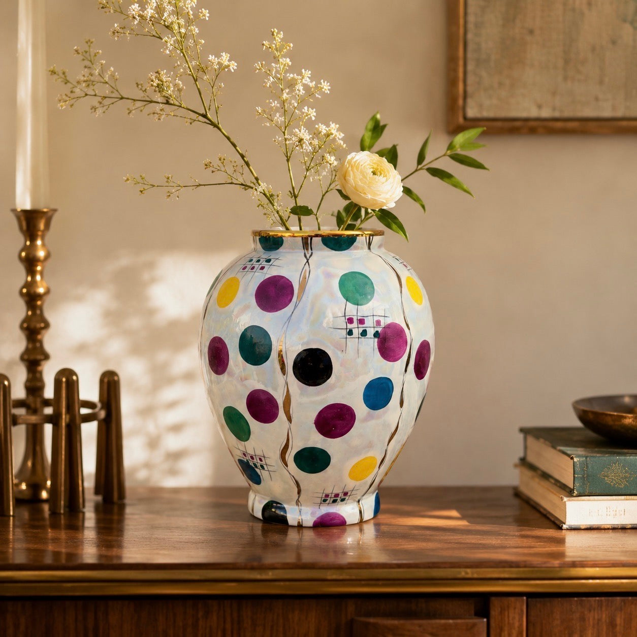 vase-hubert-bequet-quaregnon-faience-nacree-confetti-annees50-60
