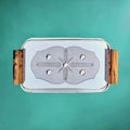 plateau-service-vintage-verre-cisele-bois-metal-miroir