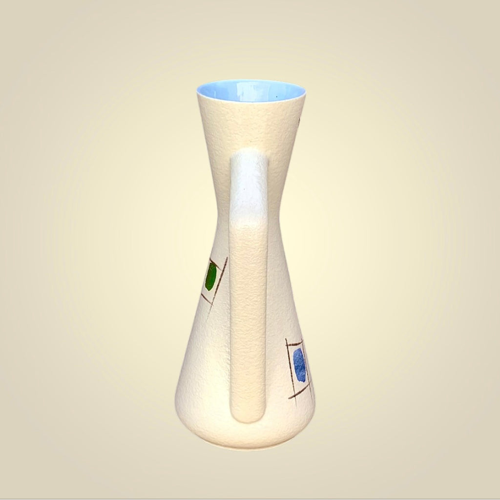 Vase Moderniste en Céramique Vernissée Foreign 272-38 - West Germany - Années 50 60