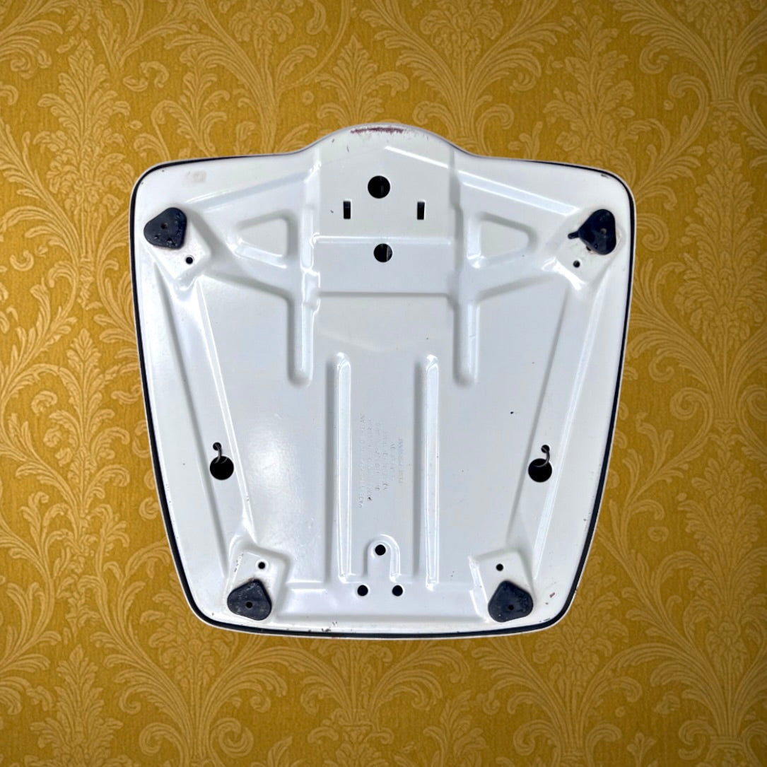 Pèse-personne Krups mécanique – métal blanc et surface verte – fabrication Irlande – années 70