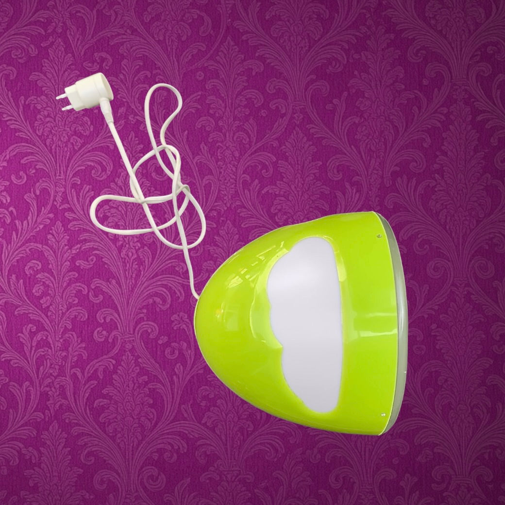 Lampe IKEA SKOJIG verte nuage – Henrik Preutz – lampe bureau enfant vintage design scandinave années 2000