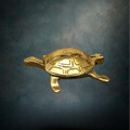 cendrier-tortue-laiton-dore-annees70