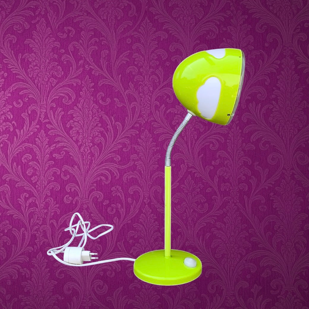 Lampe IKEA SKOJIG verte nuage – Henrik Preutz – lampe bureau enfant vintage design scandinave années 2000
