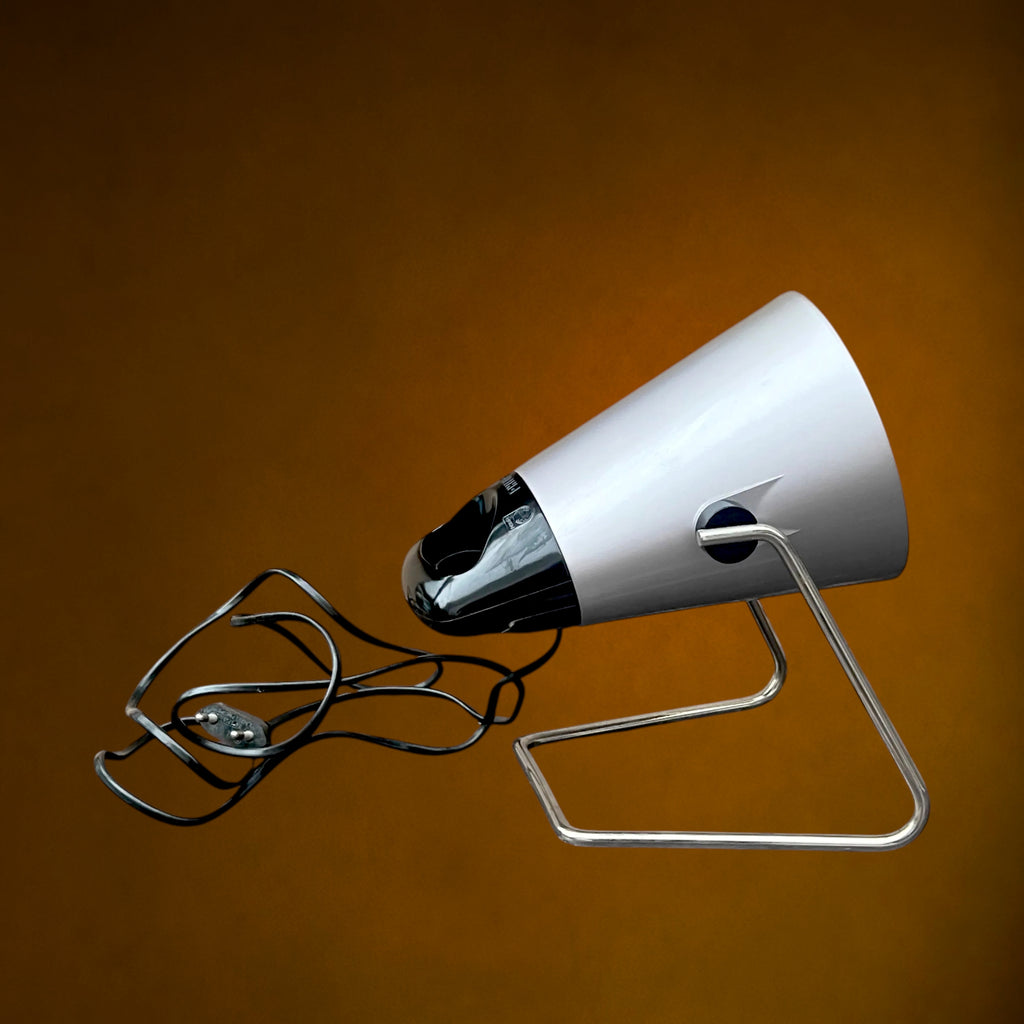 Lampe Infrarouge Philips Infraphil HP3608 en Métal et Bakélite avec Ampoule et Boîte d'Origine – Années 60-70