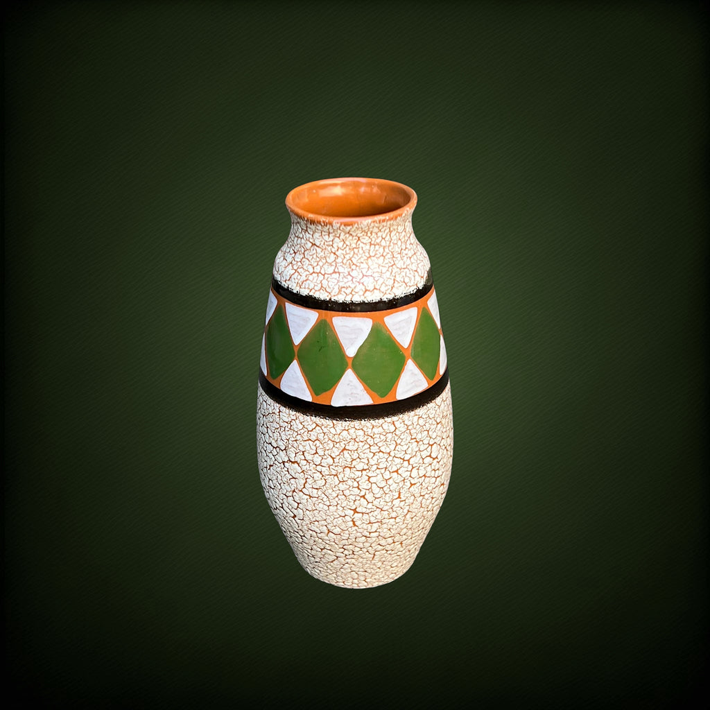 Vase Jasba Cortina 175-26 en Céramique à Émail Rétracté – Allemagne de l'Ouest, Années 50-60