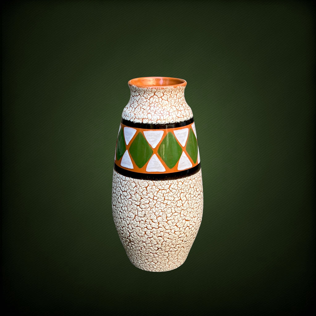 Vase Jasba Cortina 175-26 en Céramique à Émail Rétracté – Allemagne de l'Ouest, Années 50-60