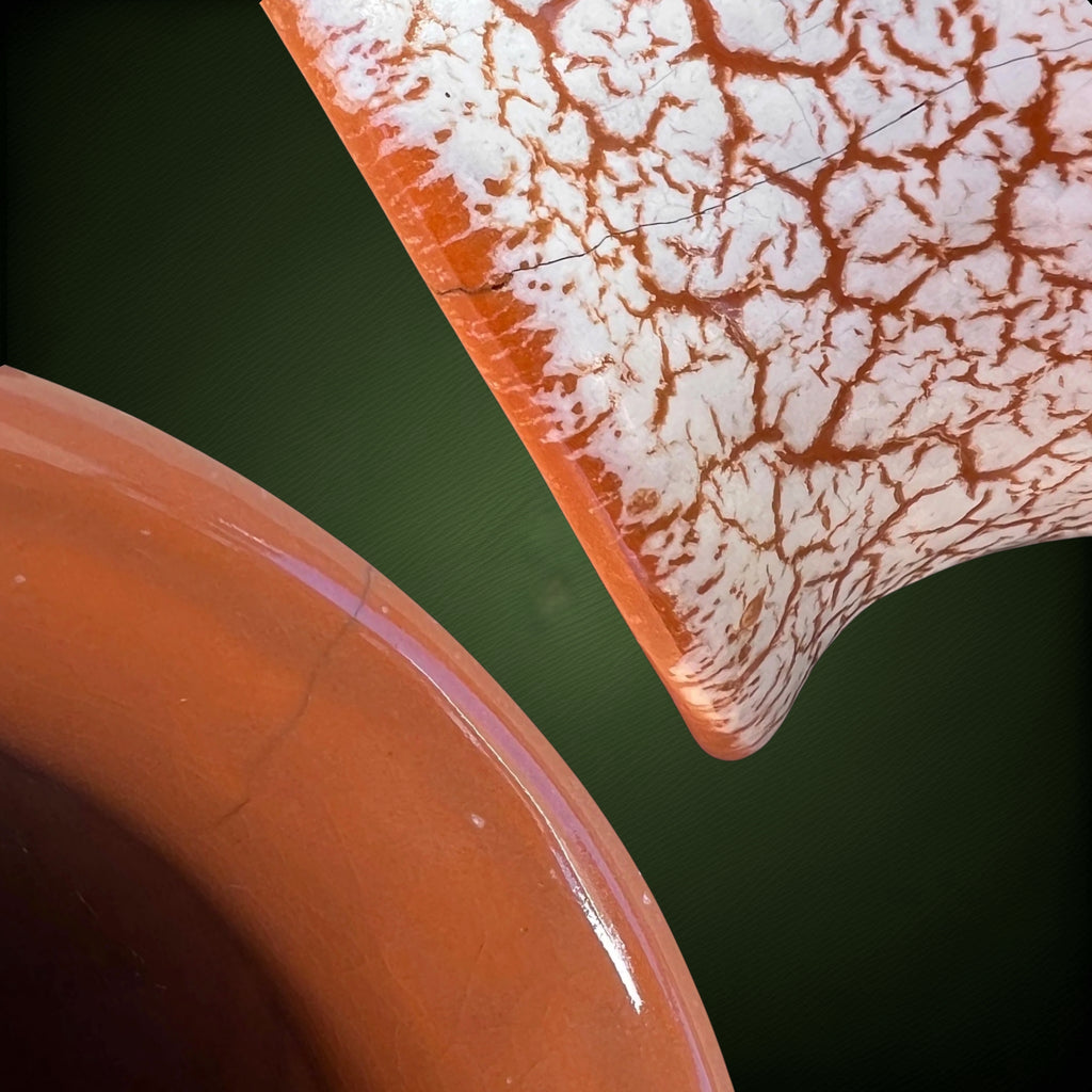 Vase Jasba Cortina 175-26 en Céramique à Émail Rétracté – Allemagne de l'Ouest, Années 50-60