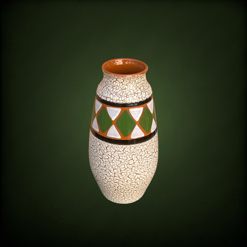 Vase Jasba Cortina 175-26 en Céramique à Émail Rétracté – Allemagne de l'Ouest, Années 50-60