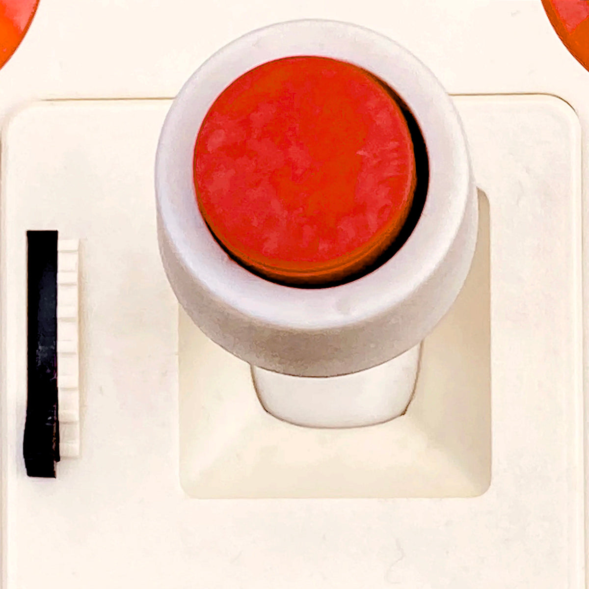 Joystick Turbo à 2 Boutons Rouges pour Ordinateur IBM PC Compatible avec Boîte d’Origine – Années 80