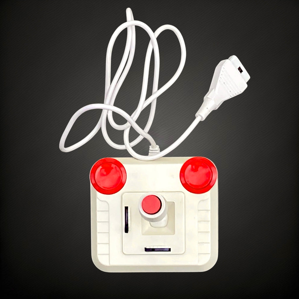 Joystick Turbo à 2 Boutons Rouges pour Ordinateur IBM PC Compatible avec Boîte d’Origine – Années 80