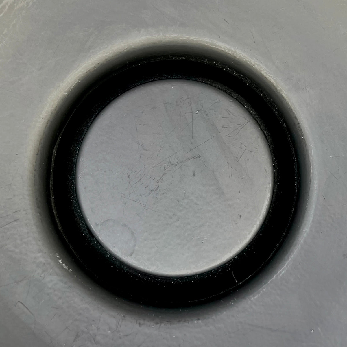 Grande Vasque à Champagne Lanson en Aluminium Noir sur Piédouche – Années 90