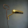 Petite Lampe de Tableau ou de Piano en Métal Doré Réglable – Années 60-70