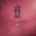 Mannequin Chauffant de Couture en Treillis Noir sur Pied Tripode