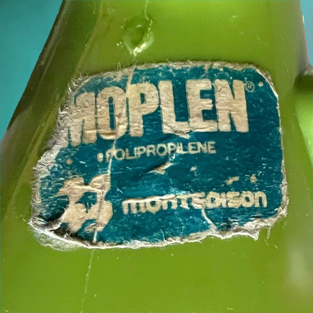 Hachoir à Viande Manuel Moplen Montedison Super Baby 2 en Polypropylène Vert – Italie, Années 60