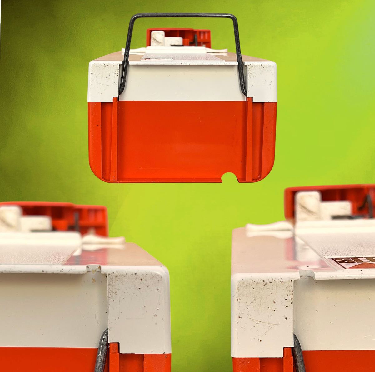 Ouvre-Boîte Électrique SEB Type 539 Orange et Blanc – Années 70