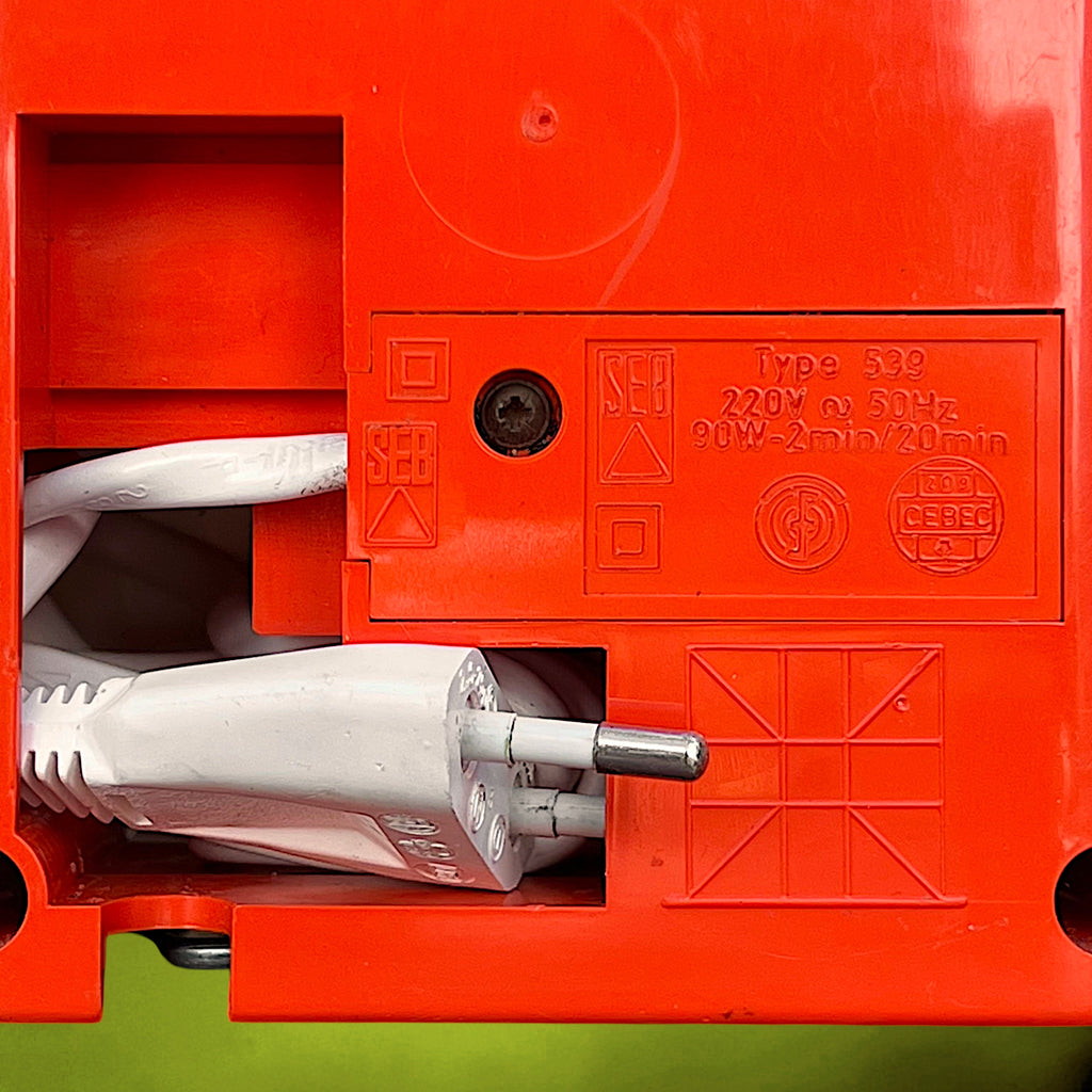 Ouvre-Boîte Électrique SEB Type 539 Orange et Blanc – Années 70
