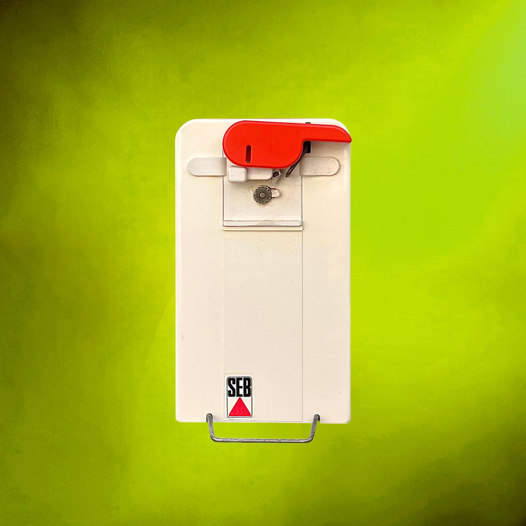 Ouvre-Boîte Électrique SEB Type 539 Orange et Blanc