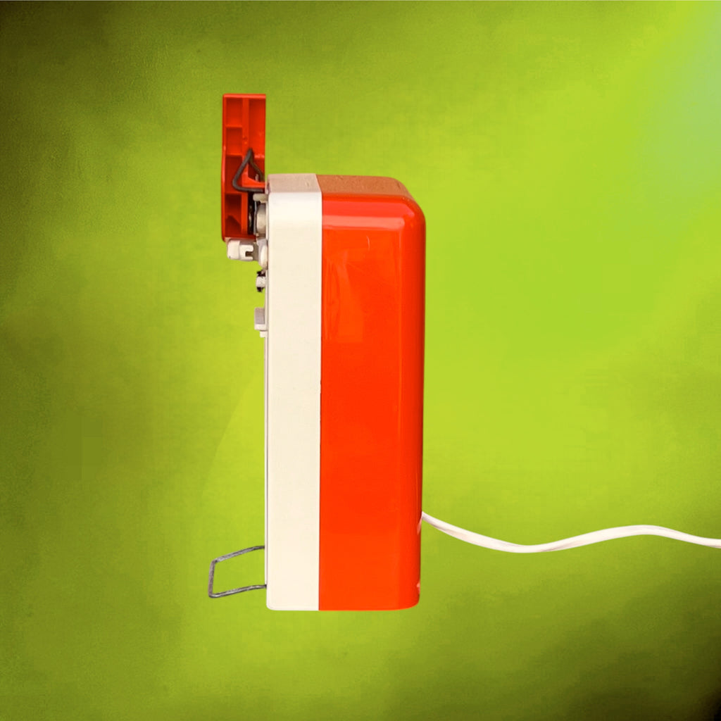 Ouvre-Boîte Électrique SEB Type 539 Orange et Blanc – Années 70