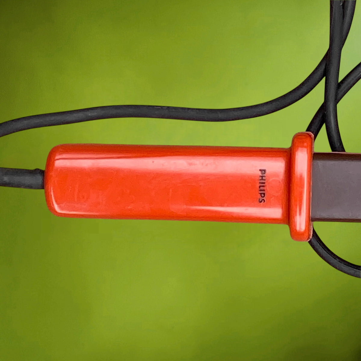 Crêpière Électrique Philips HD 4152 en Métal et Plastique Orange et Marron – Années 70