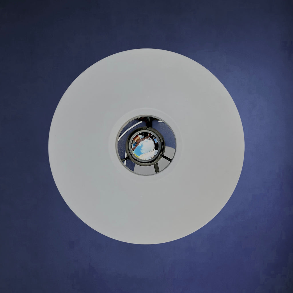 Lampe de Table Philips Romeo en Métal Gris et Chrome, Style Space Age – Années 60