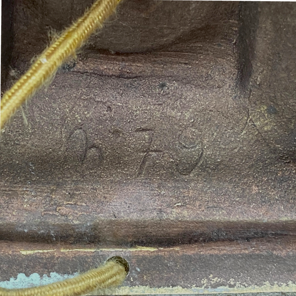 Pied de Lampe Néoclassique à Colonne Cannelée en Laiton Massif Poli – Années 60-70