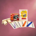 Stéréoscope Lestrade Simplex en Plastique Ivoire avec Boîte, Catalogue 1964 et 5 Cartes
