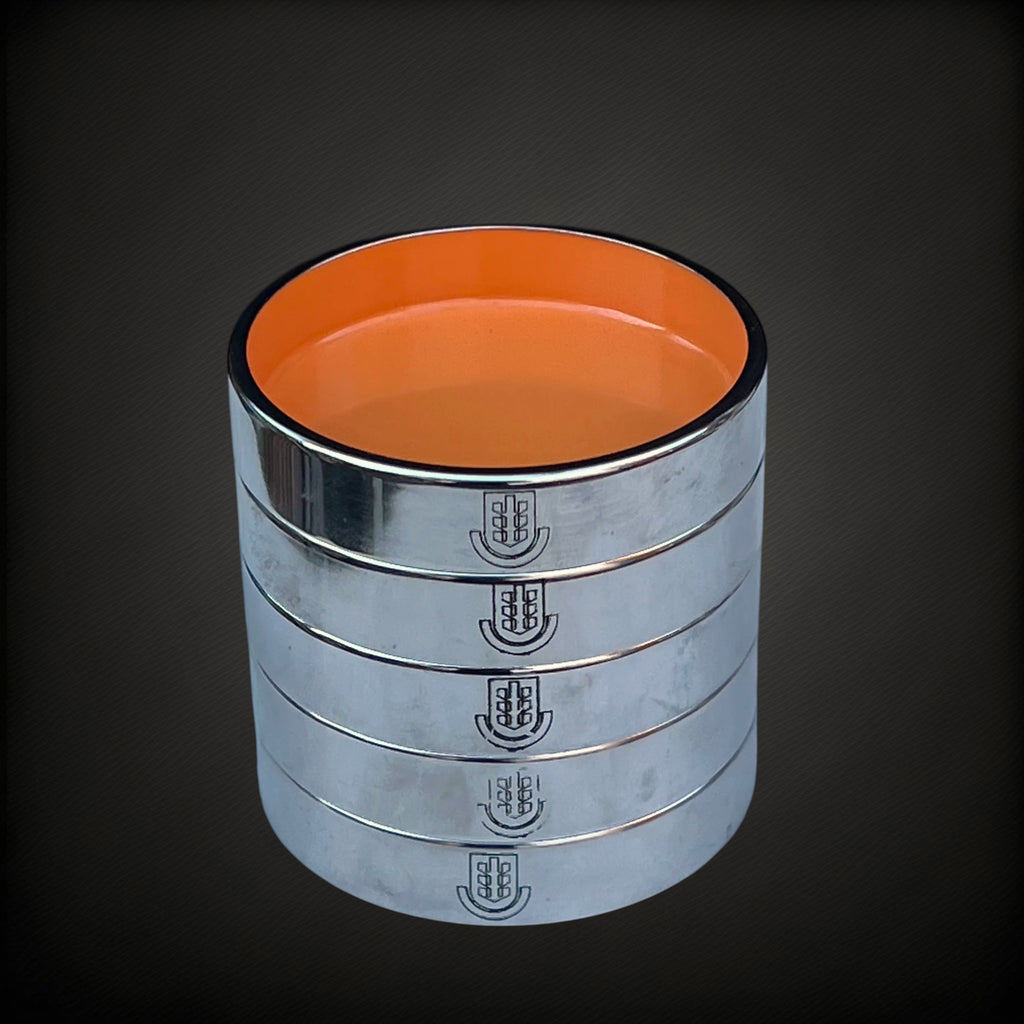 5 Coupelles Empilables Isamu Kenmochi – Design Japonais Space Age – Années 70