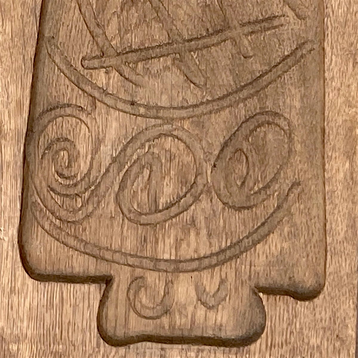 Duo de Moules à Spéculoos Artisanaux en Bois Sculpté – Années 50-60