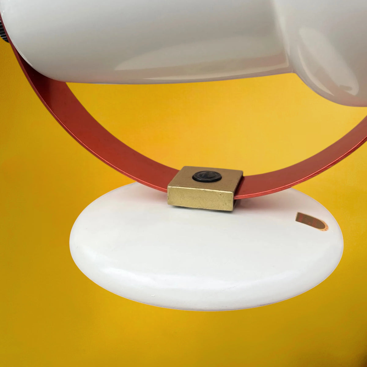 Lampe Infrarouge Philips Infraphil 7529 Crème et Rouge – Space Age, Années 50-60