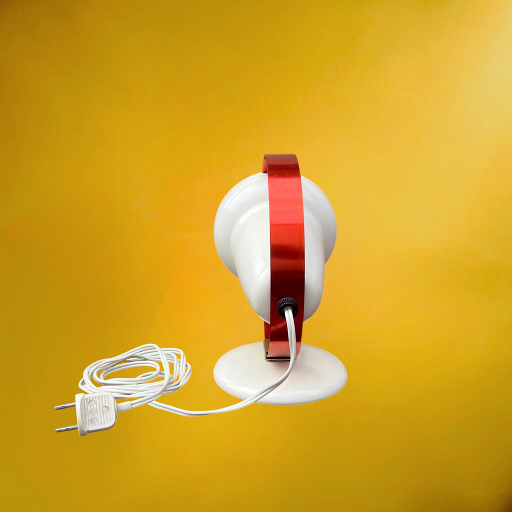 Lampe Infrarouge Philips Infraphil 7529 Crème et Rouge – Space Age, Années 50-60