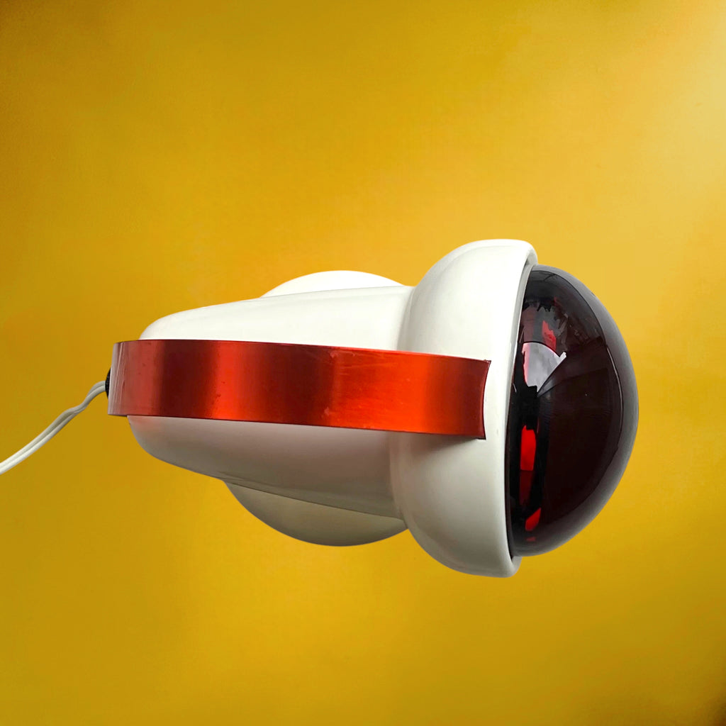 Lampe Infrarouge Philips Infraphil 7529 Crème et Rouge – Space Age, Années 50-60