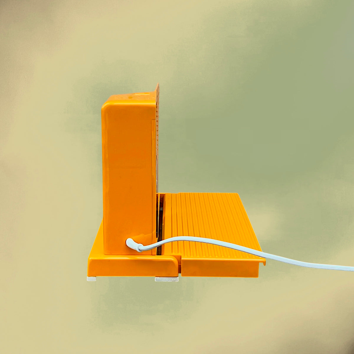 Trancheuse Électrique Schulte 225 en Plastique Orange et Acier Inoxydable – Années 70 – Allemagne de l'Ouest