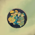 Boîte Métallique Ronde Ancienne à Décor d’Enfants Illustrés – Vers 1930