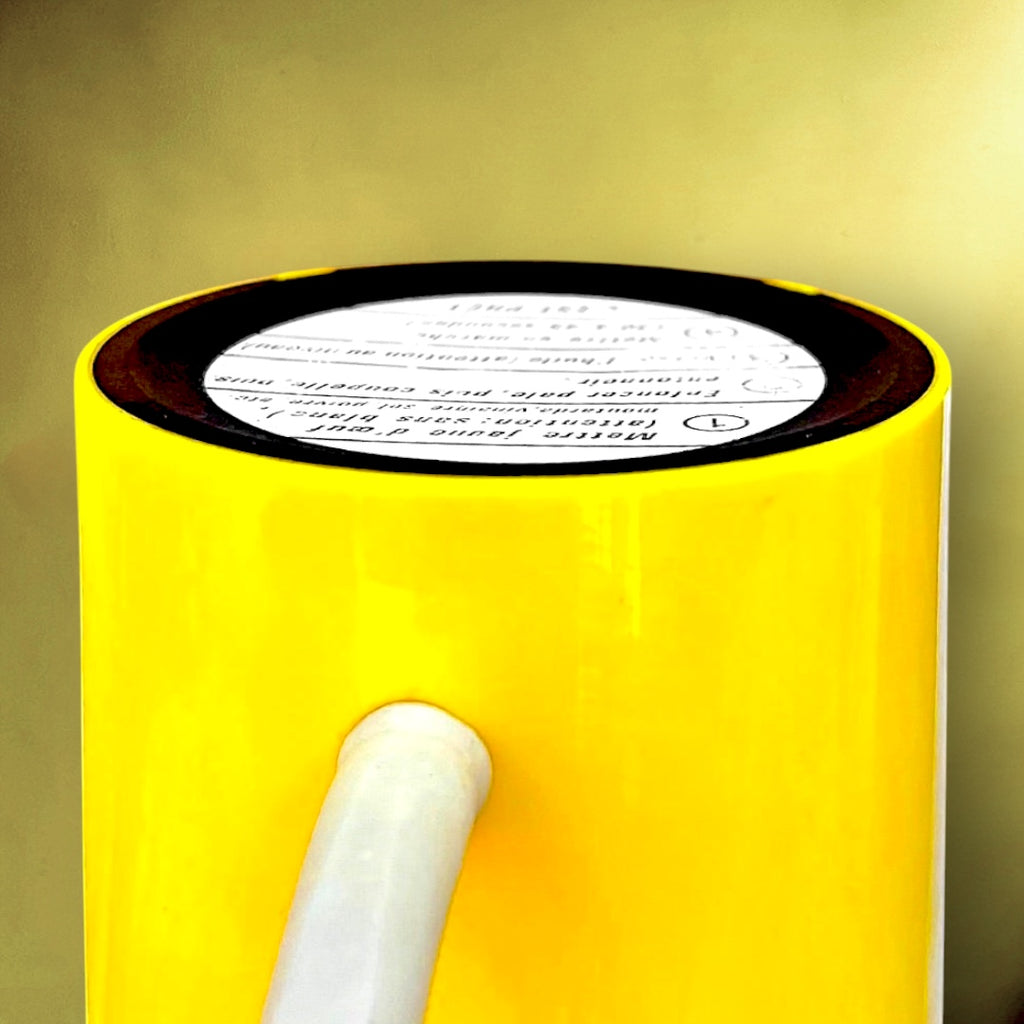 Mayonnaise Minute SEB Jaune Électrique Design Pop Années 70 - Boîte et Mode d'Emploi