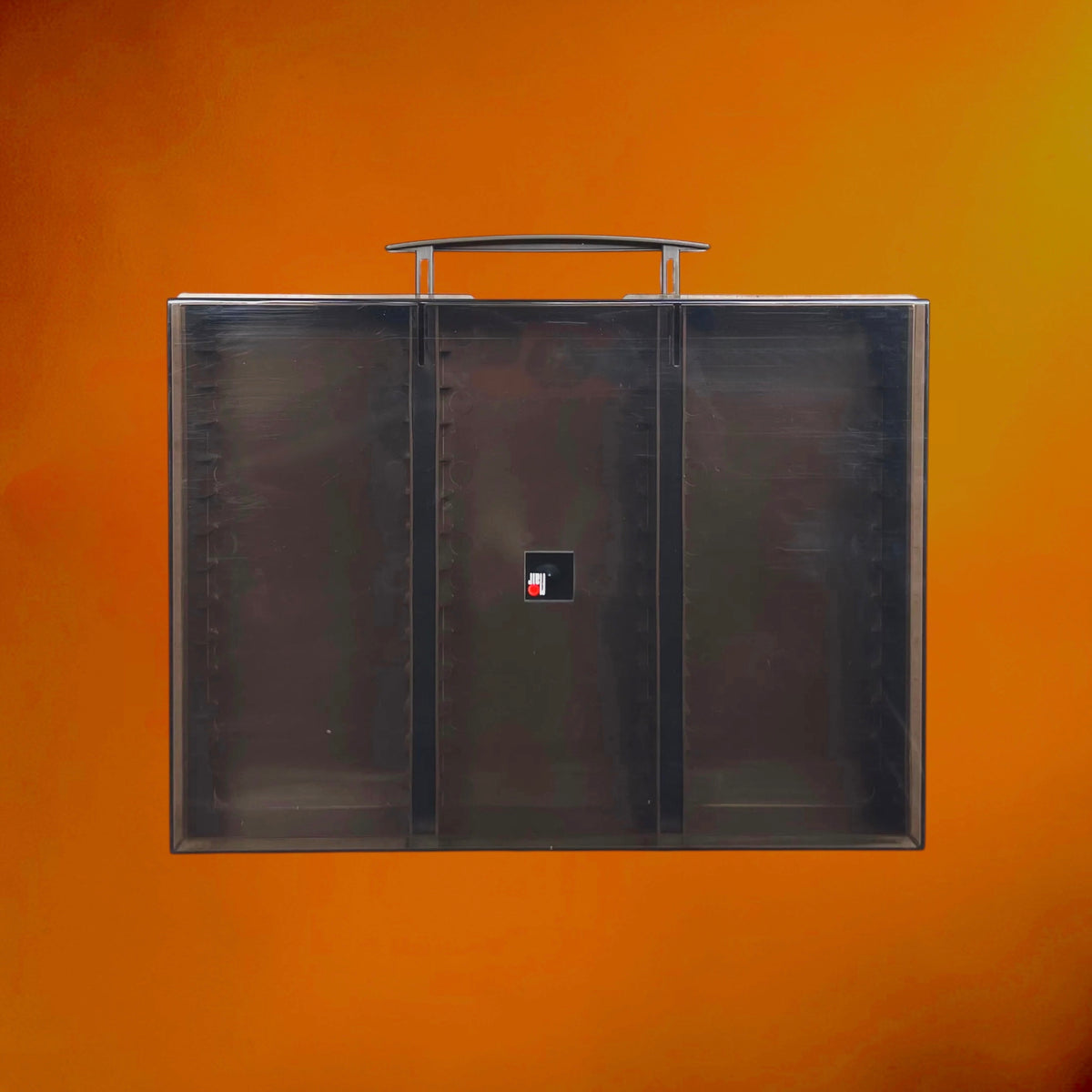 Valise de Rangement Flair Cassette 42 en Plastique Fumé pour 42 Cassettes Audio – Années 700