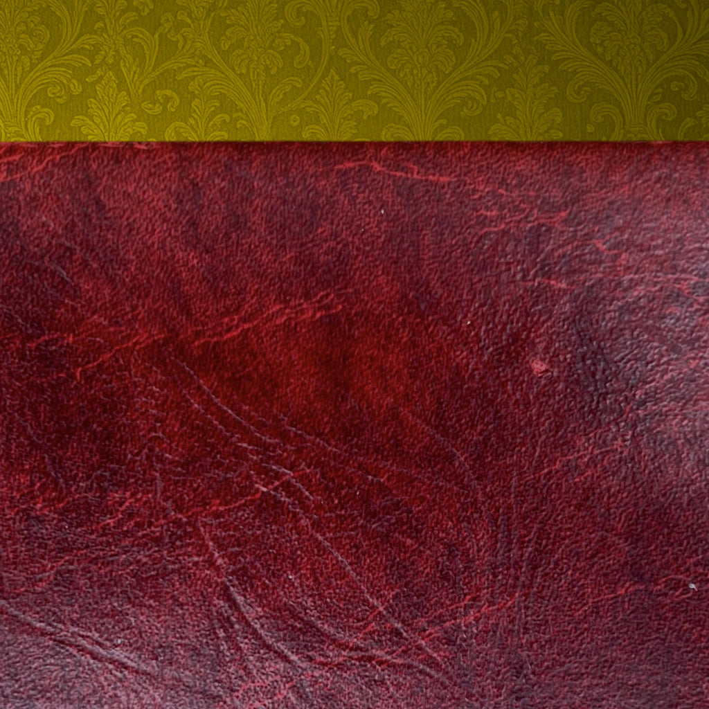 Portemanteau Mural en Skaï Bordeaux et Métal Chromé – Années 1960-1970