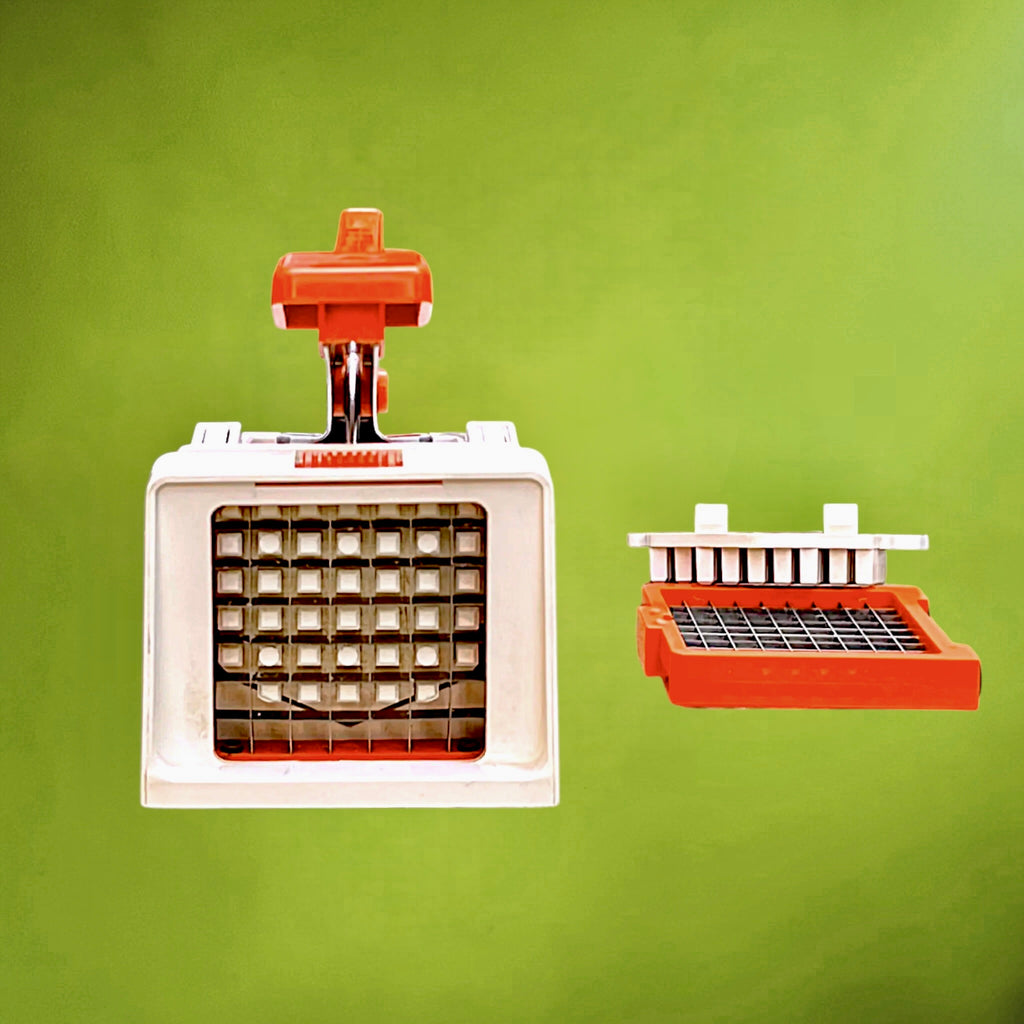 Coupe-Frites Brabantia Maître Blanc et Orange – Années 1970
