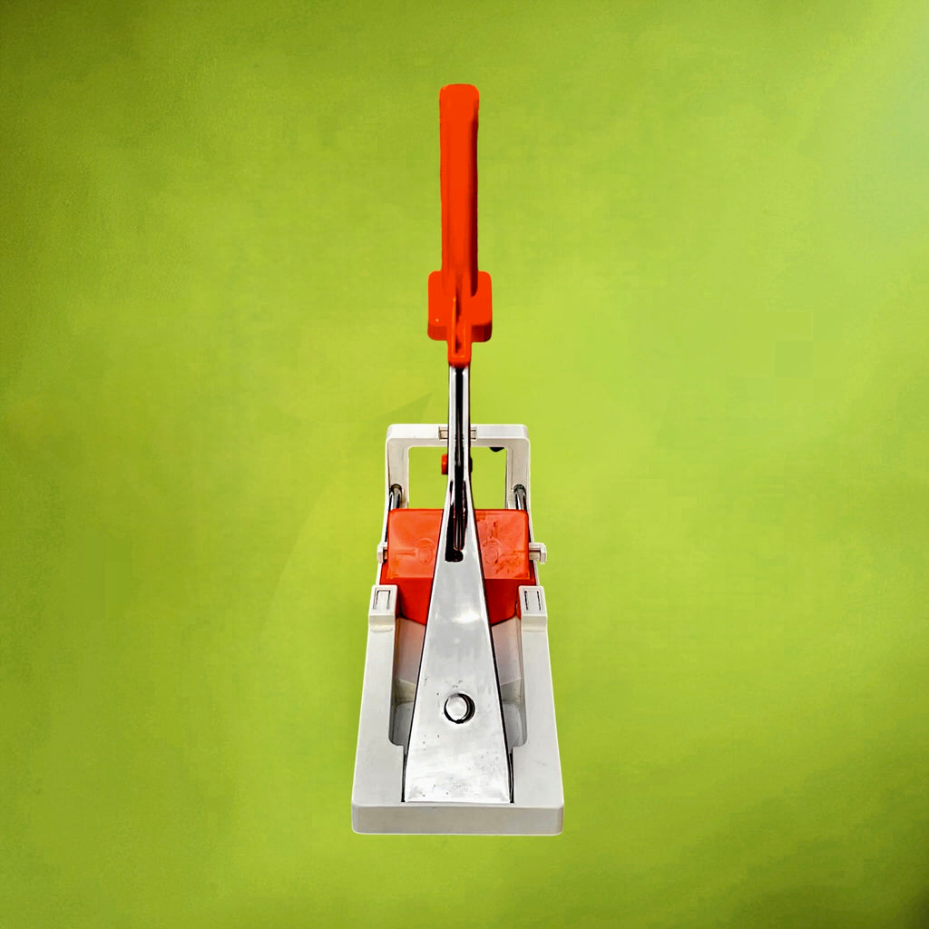 Coupe-Frites Brabantia Maître Blanc et Orange – Années 1970