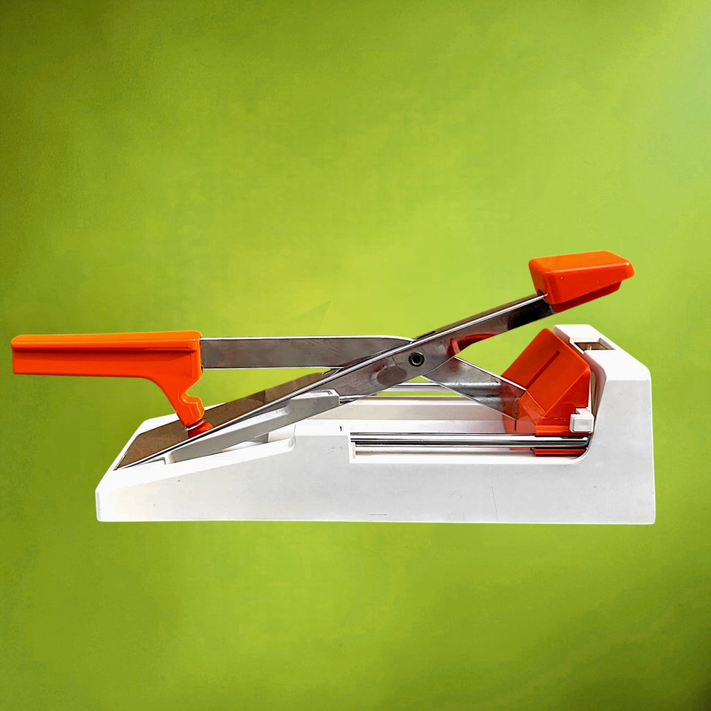 Coupe-Frites Brabantia Maître Blanc et Orange – Années 1970