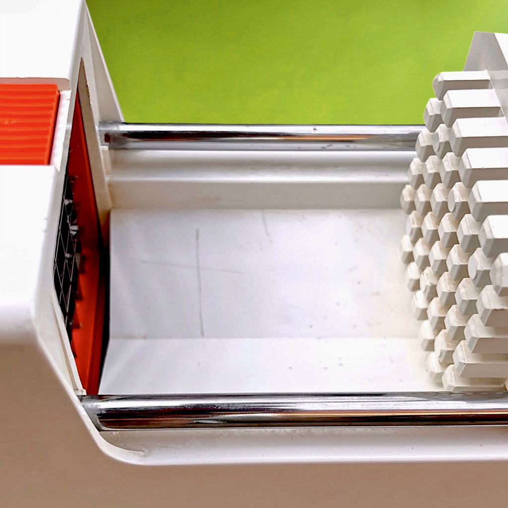 Coupe-Frites Brabantia Maître Blanc et Orange – Années 1970