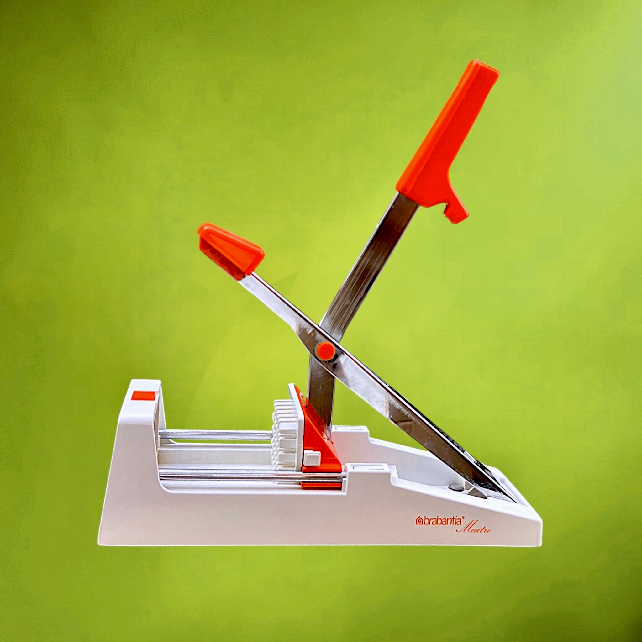 Coupe-Frites Brabantia Maître Blanc et Orange – Années 1970